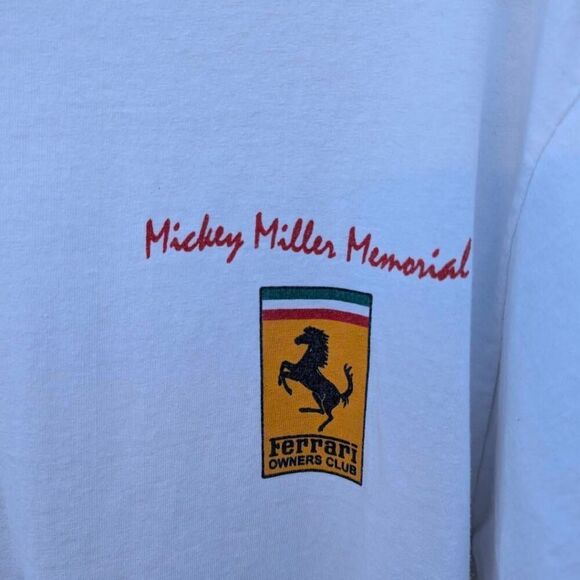 Vintage Ferarri "Bella Ferrari's On the Bay" Rare Mens Shirt. Large - Picture 2 of 6